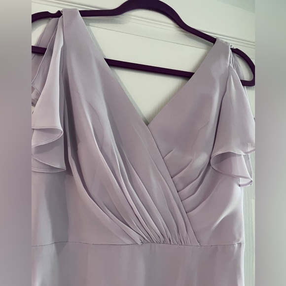 Purple/lavender bridesmaids/prom maxi dress - Picture 2 of 6